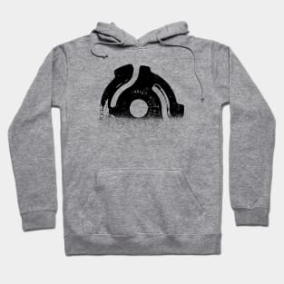 45 RPM Vinyl Record Spacer Hoodie